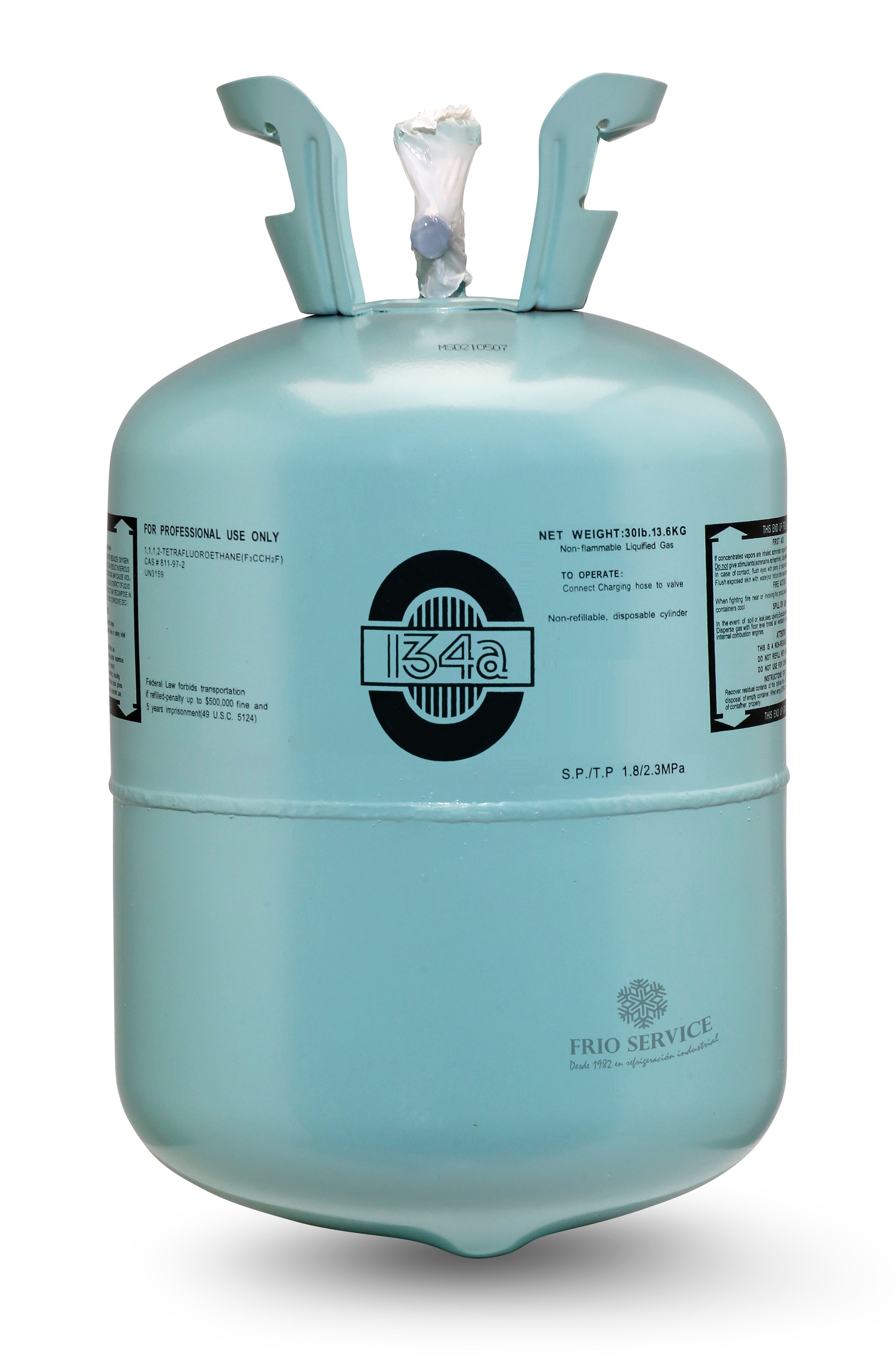 Gas Refrigerante R134a | 13.6 KG